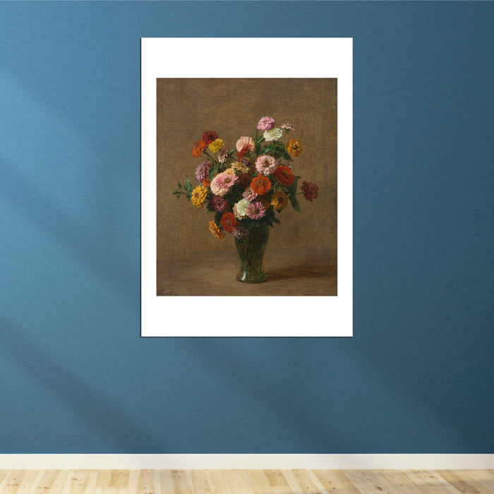 Henri Fantin-Latour - Zinnias