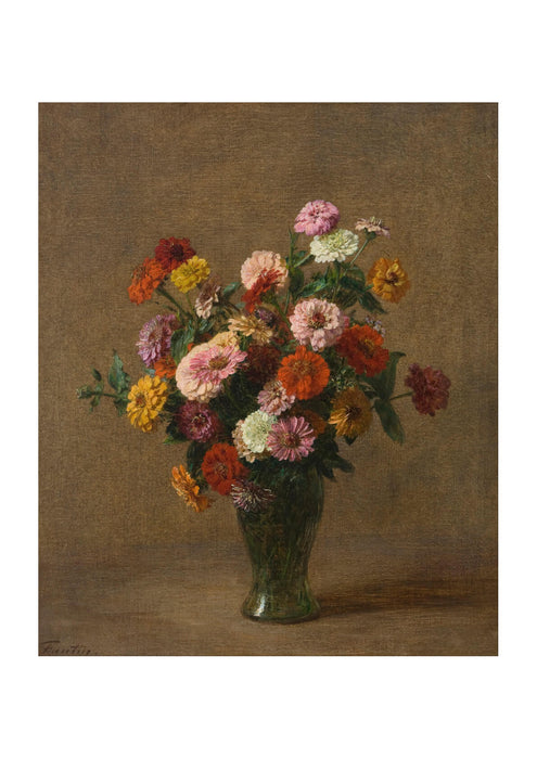 Henri Fantin-Latour - Zinnias