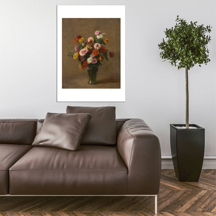 Henri Fantin-Latour - Zinnias