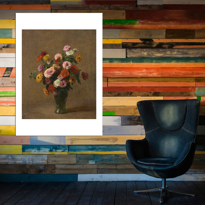 Henri Fantin-Latour - Zinnias