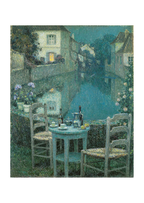 Henri Le Sidaner - Small Table In Evening Dusk