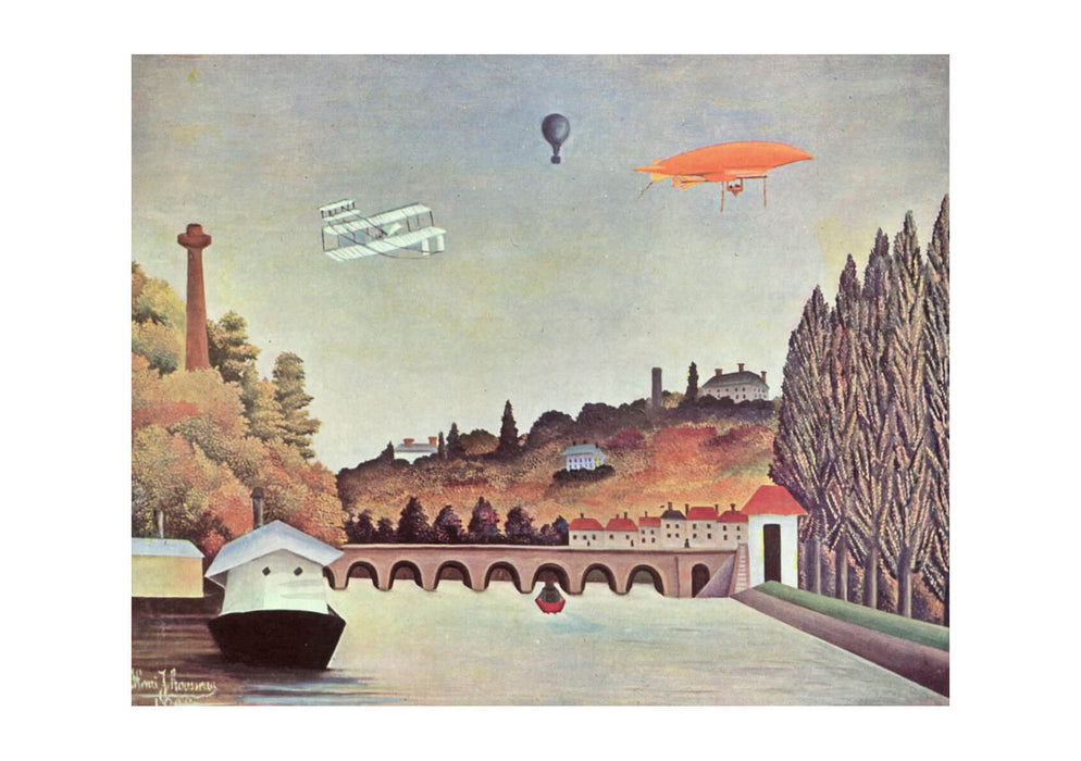 Henri Rousseau - Boat and Planes