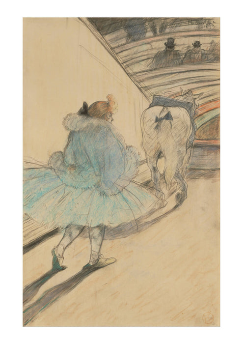 Henri Toulouse Lautrec - At the Circus- Entering the Ring