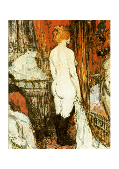 Henri Toulouse Lautrec - Femme nue devant sa glace
