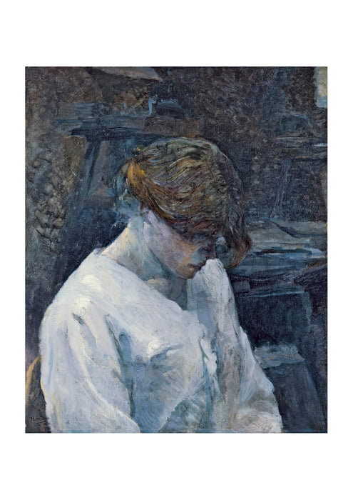 Henri Toulouse Lautrec - La rousse avec chemisier blanc