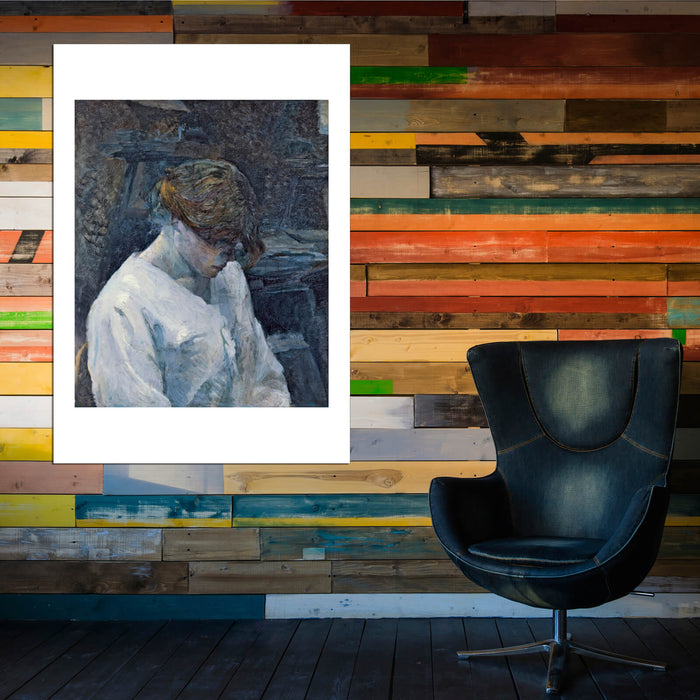 Henri Toulouse Lautrec - La rousse avec chemisier blanc