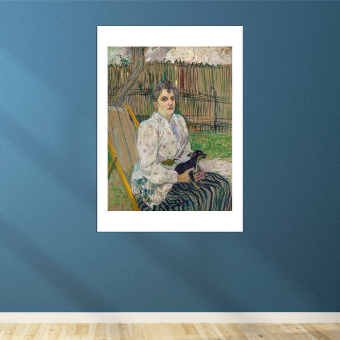 Henri Toulouse Lautrec - Lady with a dog