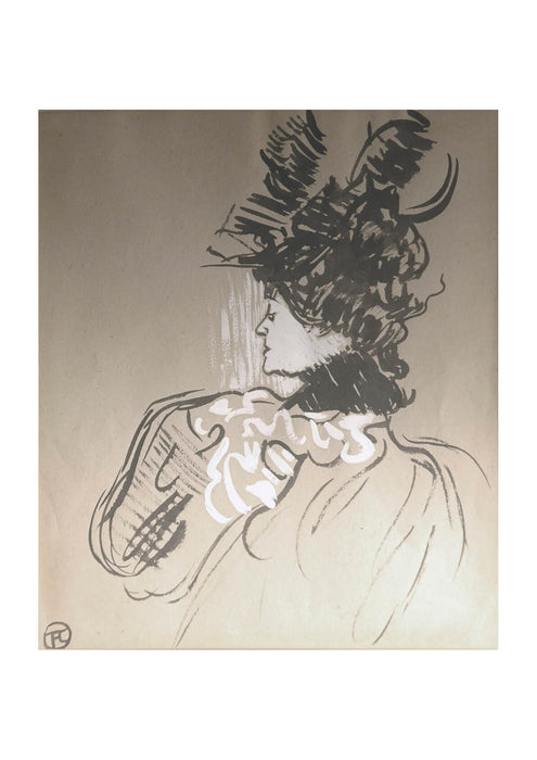 Henri Toulouse Lautrec - New Hat-Suzanne Valadon
