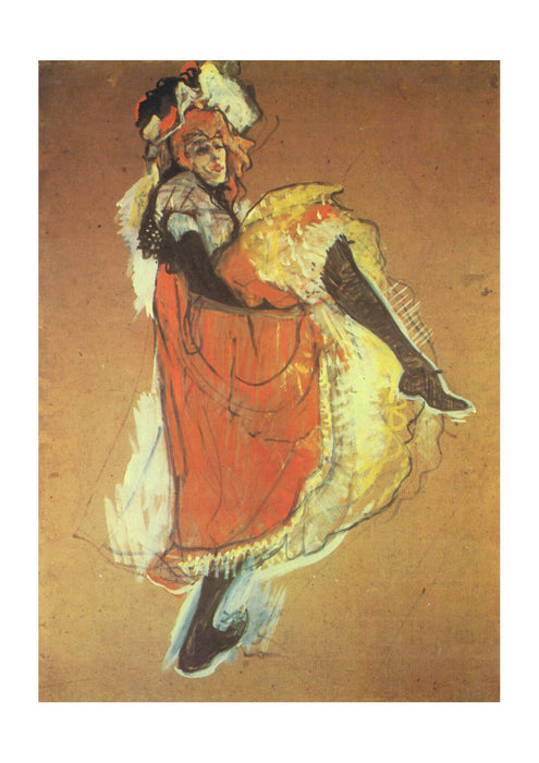 Henri Toulouse Lautrec - Orange Dancer