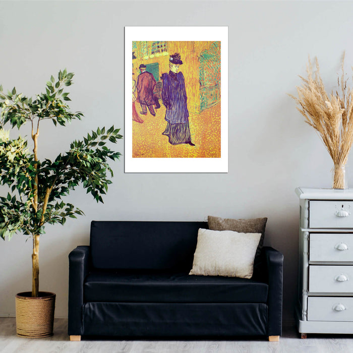 Henri Toulouse Lautrec - Purple Woman