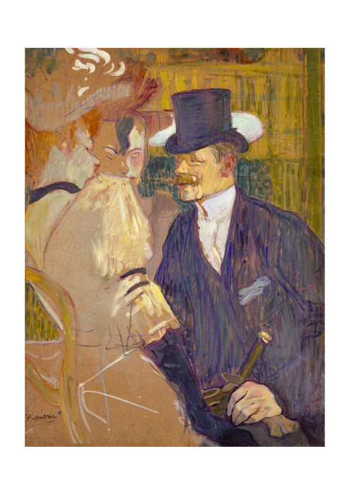 Henri Toulouse Lautrec - The Englishman at the Moulin Rouge 1892
