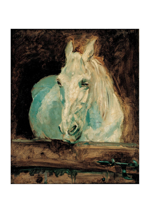 Henri Toulouse Lautrec - The White Horse Gazelle 1881