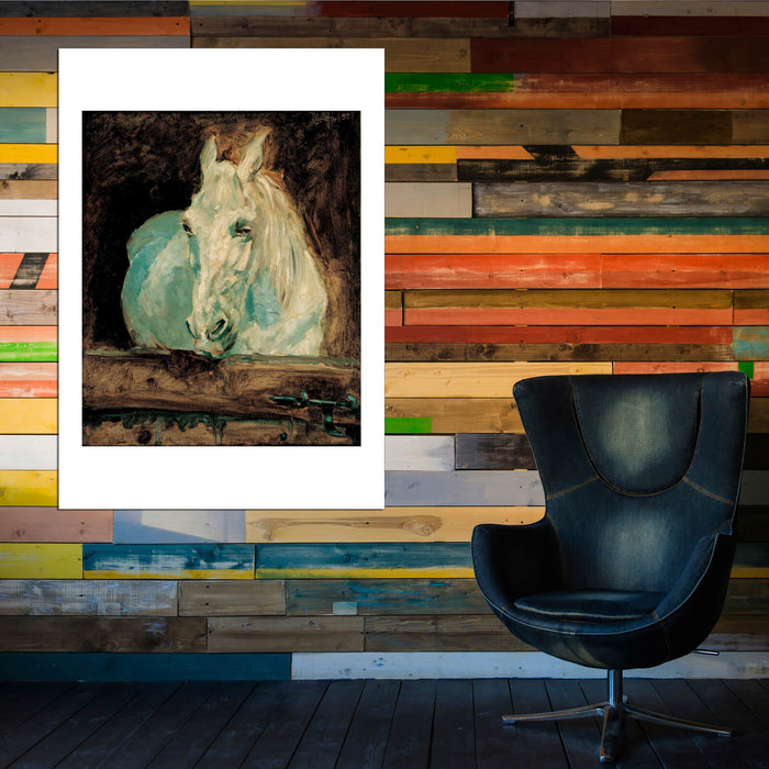Henri Toulouse Lautrec - The White Horse Gazelle 1881