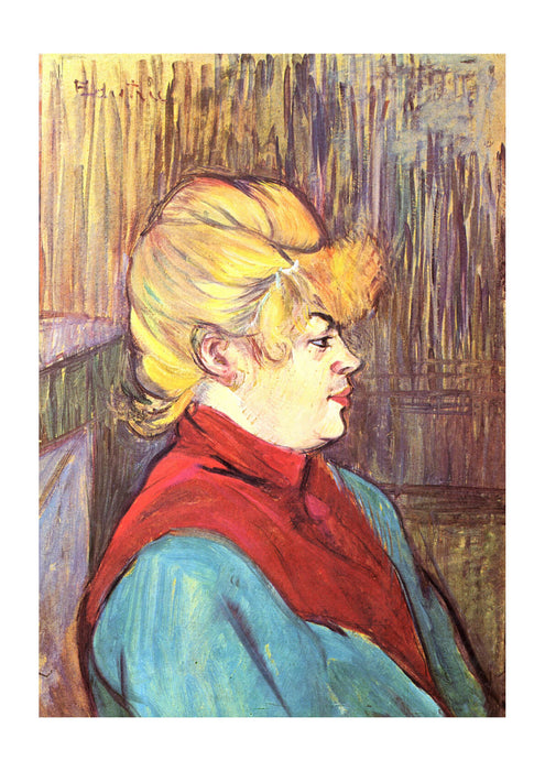 Henri Toulouse Lautrec - Woman in Blue and Red