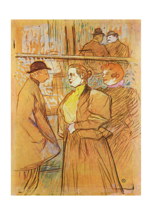 Henri Toulouse Lautrec - Yellow Sketch