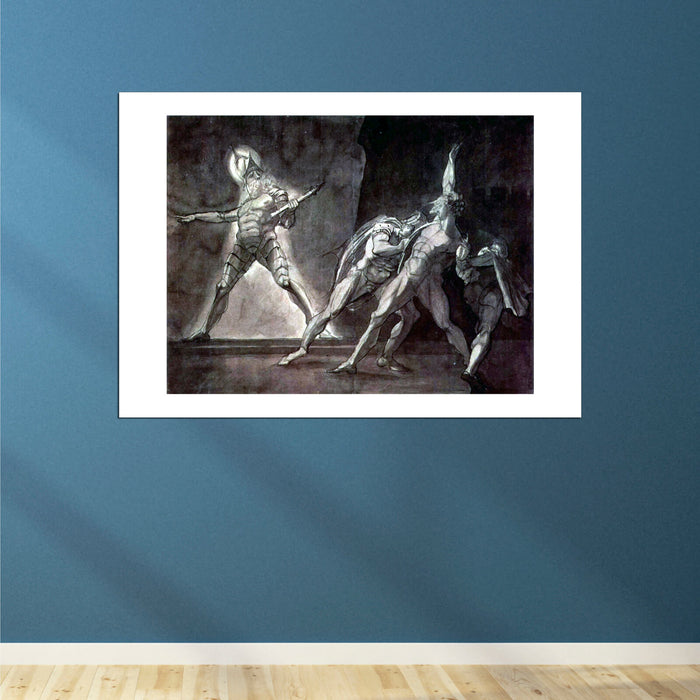 Henry Fuseli - Hamlet and his father's Ghost