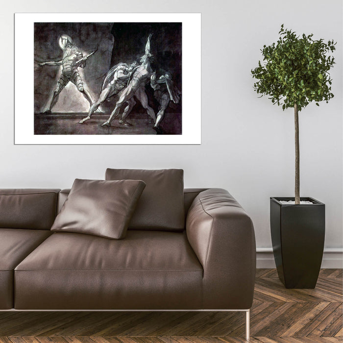 Henry Fuseli - Hamlet and his father's Ghost