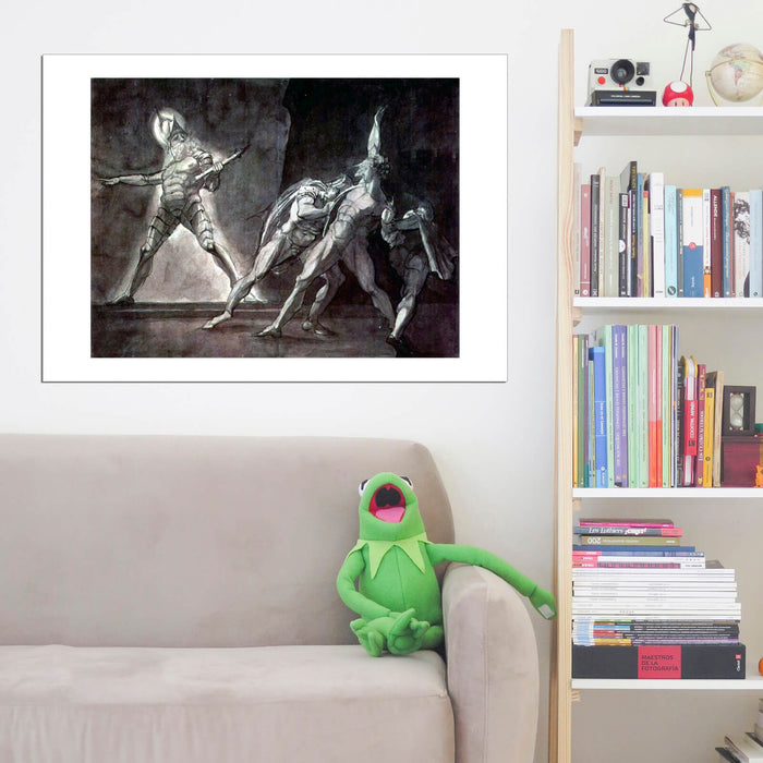 Henry Fuseli - Hamlet and his father's Ghost