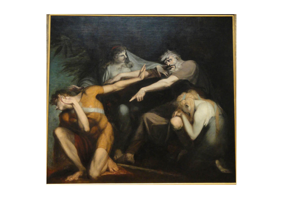Henry Fuseli - Oedipus Cursing His Son Polynices