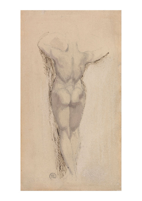 Henry Fuseli - Study Of A Back Of A Female Nude Standing-2