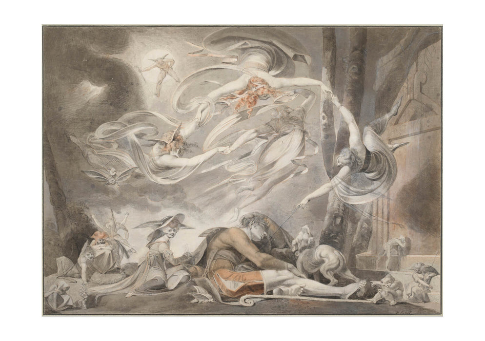 Henry Fuseli - The Shepherd's Dream 1786