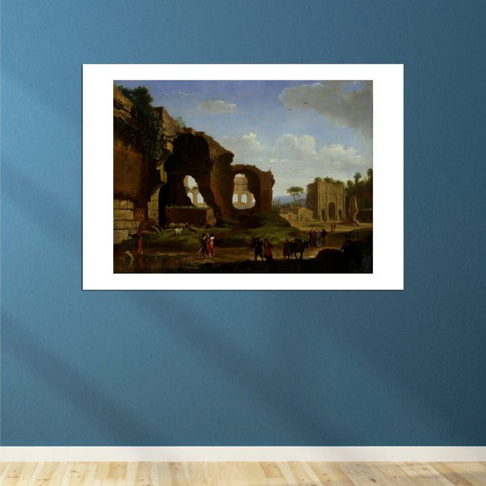 Herman Van Swanevelt - A Roman View