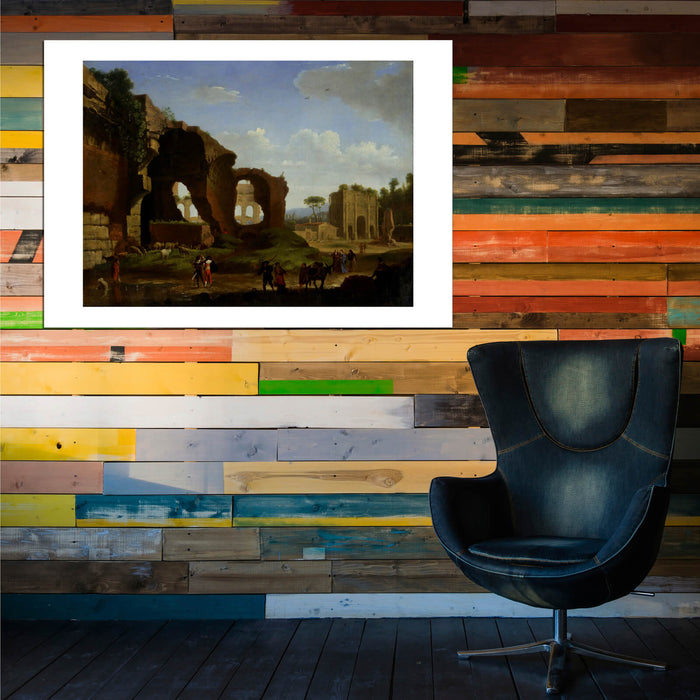 Herman Van Swanevelt - A Roman View