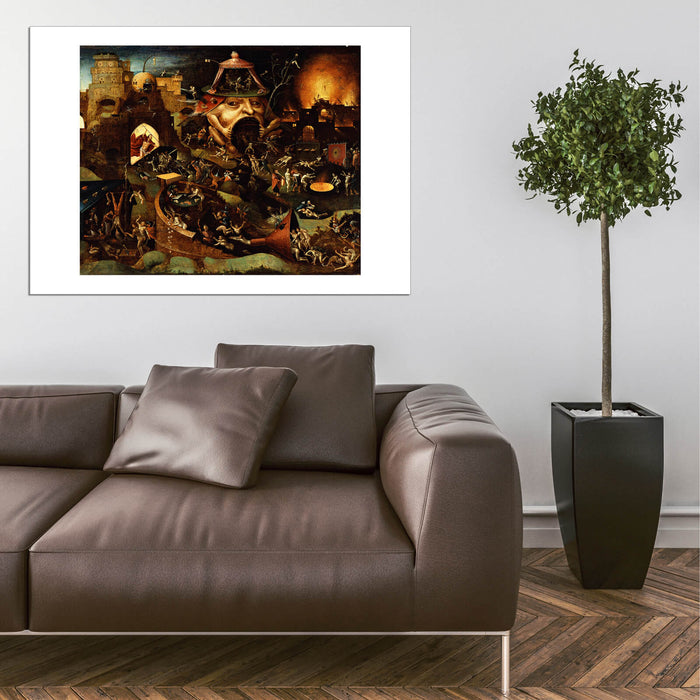 Hieronymus Bosch - Christ in Limbo Dark