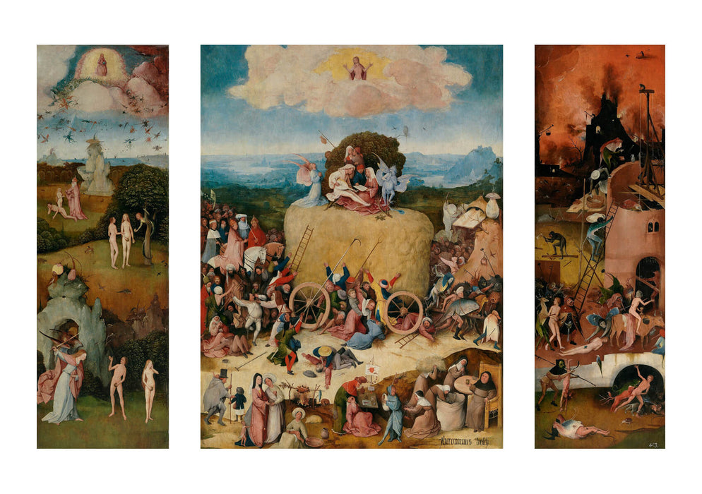 Hieronymus Bosch - The Hay Wain by Hieronymus Bosch