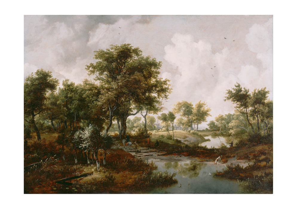 Hobbema Meindert - A Wooded Landscape