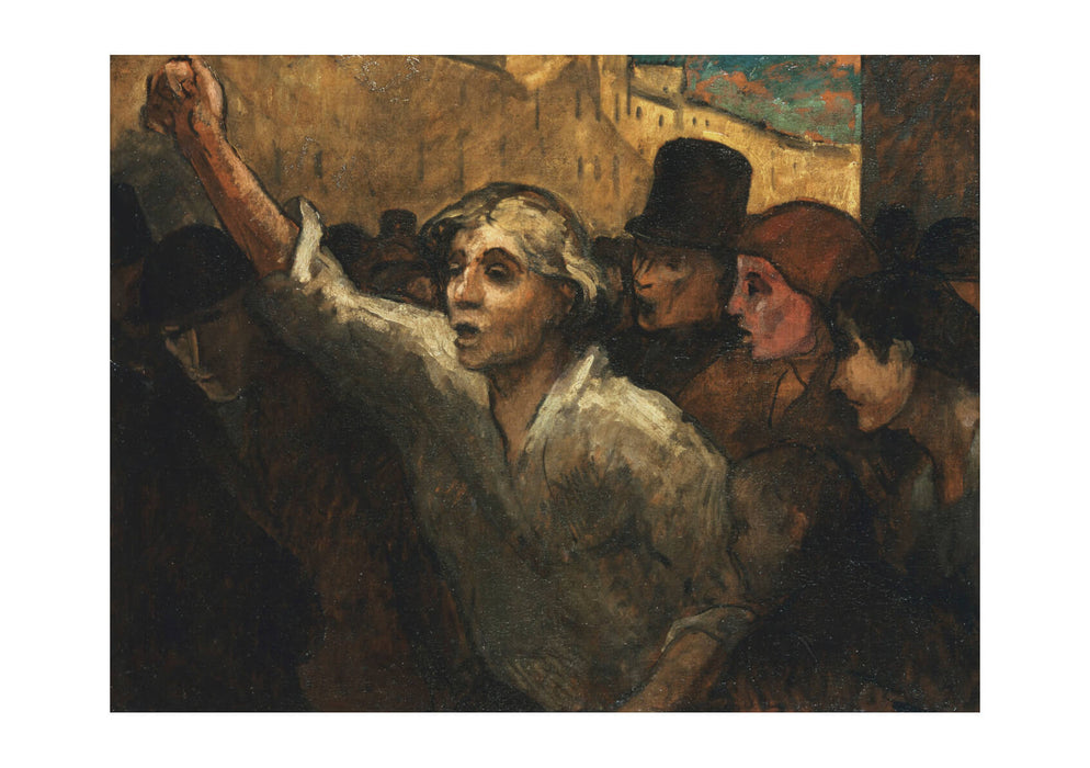 Honoré Daumier - The Uprising L'emeute