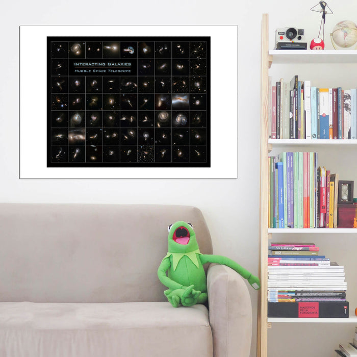 Hubble Telescope - Interacting Galaxies Poster