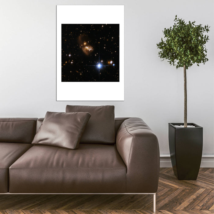 Hubble Telescope - Interacting Galaxy IRAS 21101