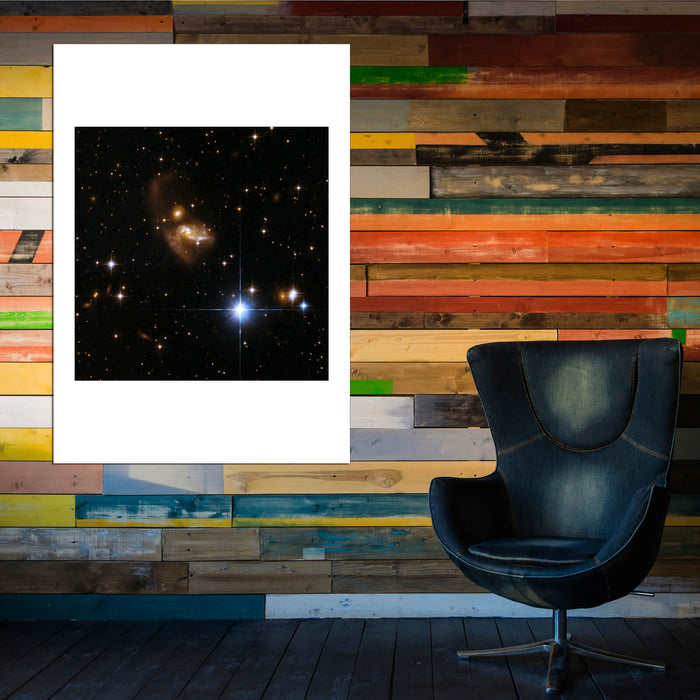Hubble Telescope - Interacting Galaxy IRAS 21101