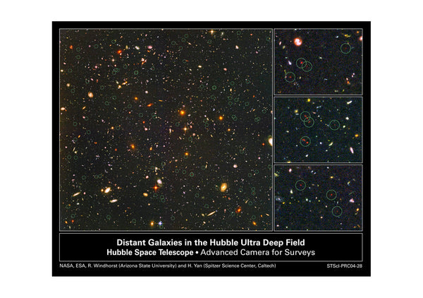 hubble images distant galaxies