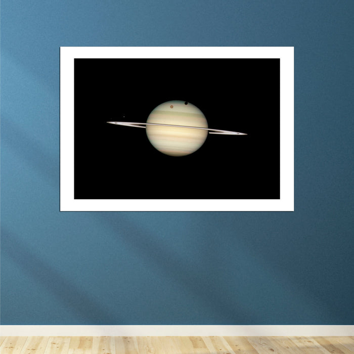 Hubble Telescope - Quadruple Saturn Moon Transit