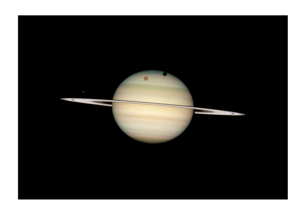 Hubble Telescope - Quadruple Saturn Moon Transit
