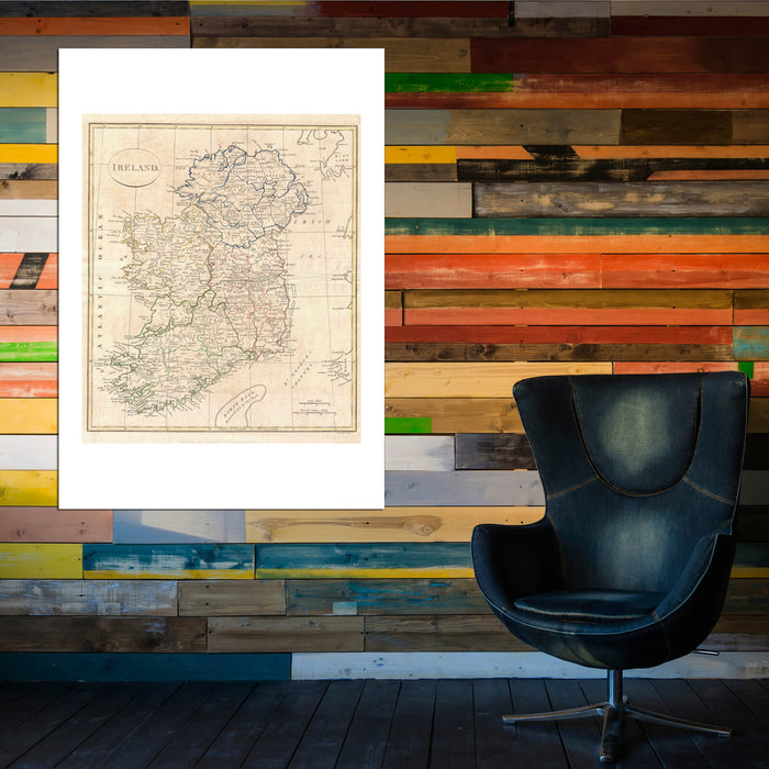 Ireland Map Clement Cruttwell 1799