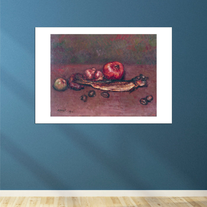 Isidre Nonell - Still Life With Onions And Herring