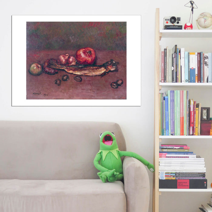 Isidre Nonell - Still Life With Onions And Herring