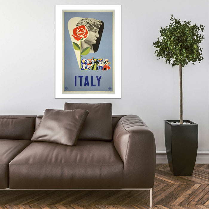 Visit Italy Travel Poster