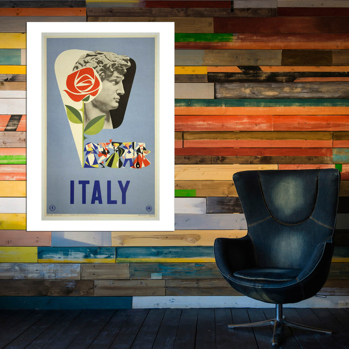 Visit Italy Travel Poster