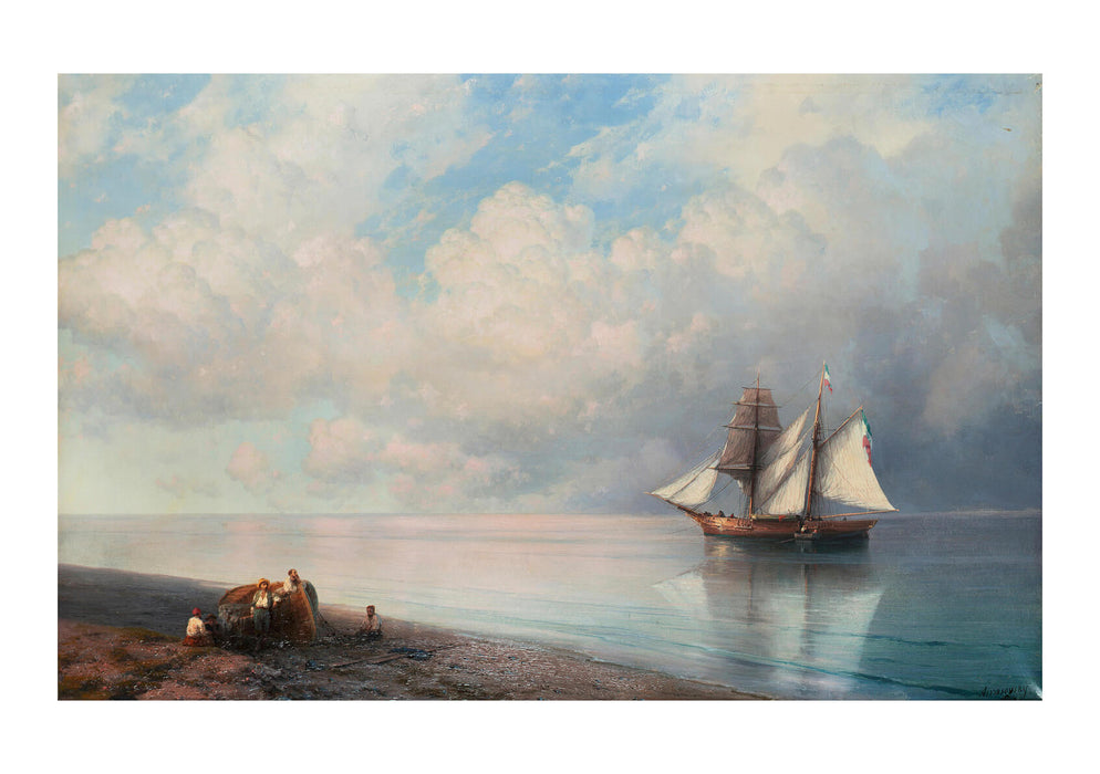 Ivan Hovhannes Aivazovsky - Calm Early Evening Sea