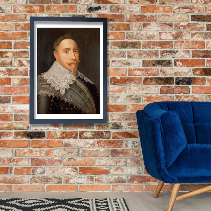 Jacob Hoefnagel - Gustavus Adolphus King Of Sweden