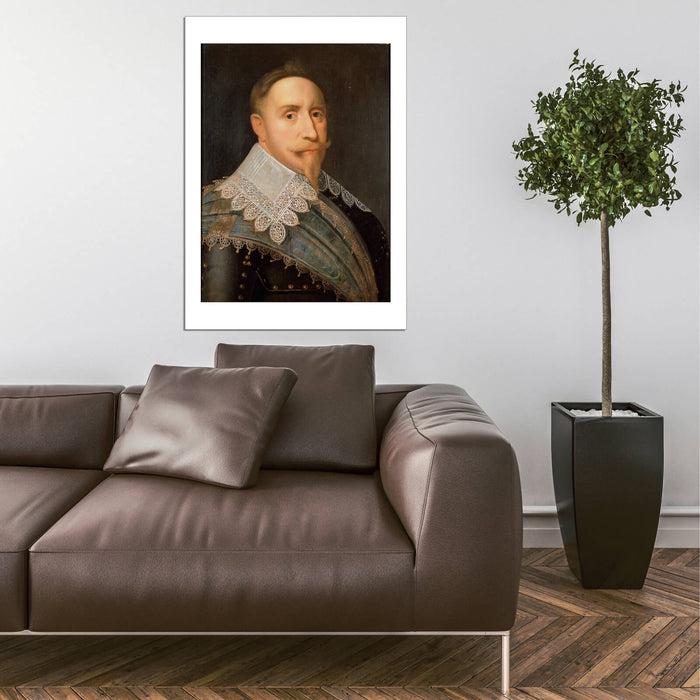 Jacob Hoefnagel - Gustavus Adolphus King Of Sweden