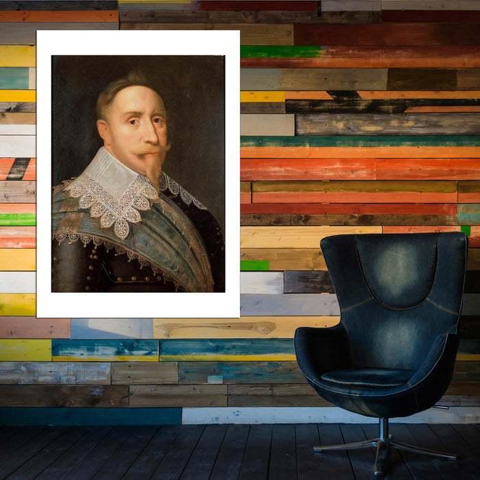 Jacob Hoefnagel - Gustavus Adolphus King Of Sweden