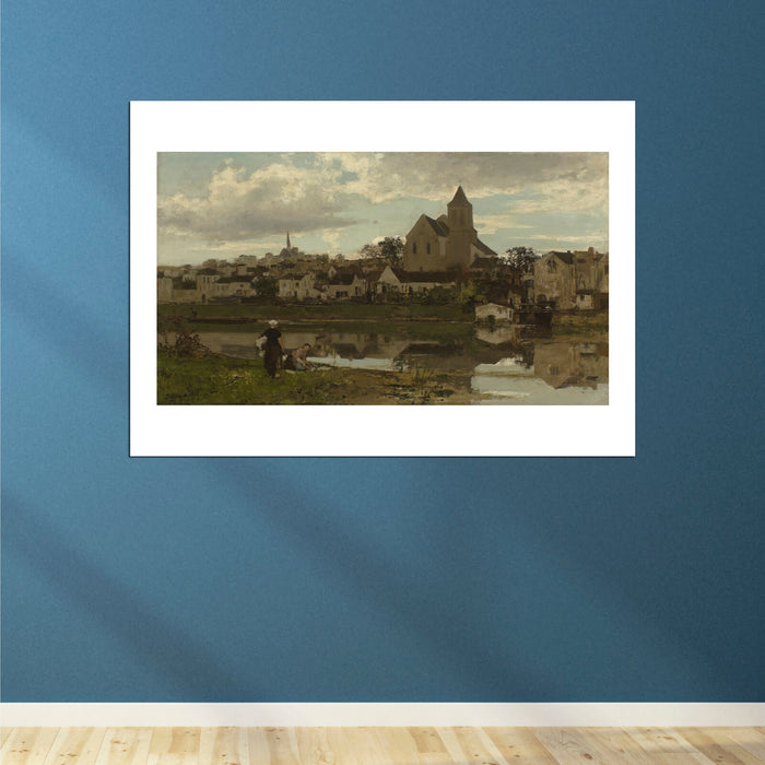 Jacob Maris - View at Montigny sur Loing