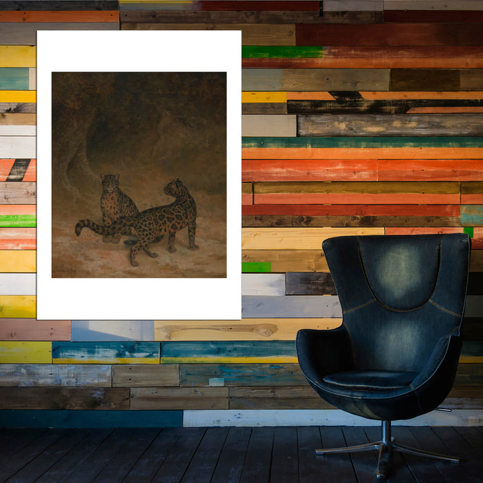 Jacques-Laurent Agasse - Clouded Leopards