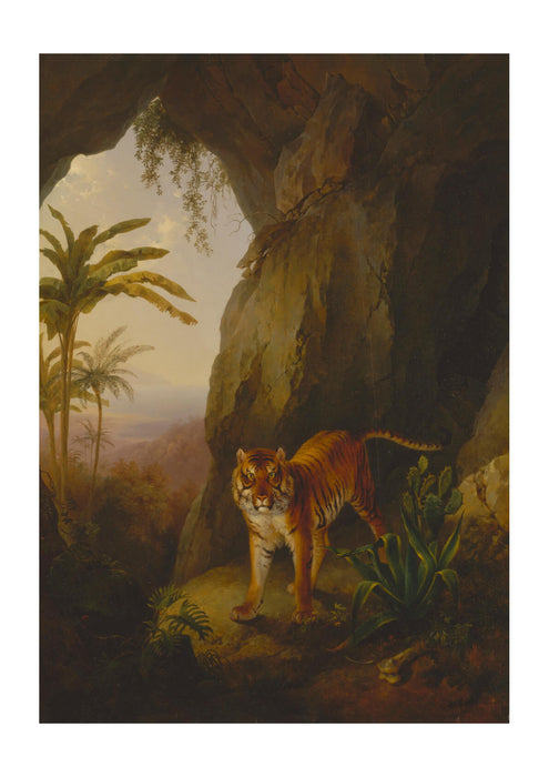 Jacques-Laurent Agasse - Tiger In A Cave