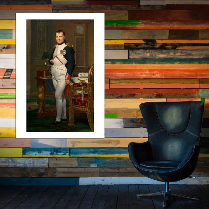 Jacques David - The Emperor Napoleon in His Study at the Tuileries